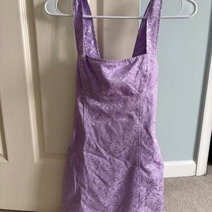Lucy in the Sky purple mini dress size S